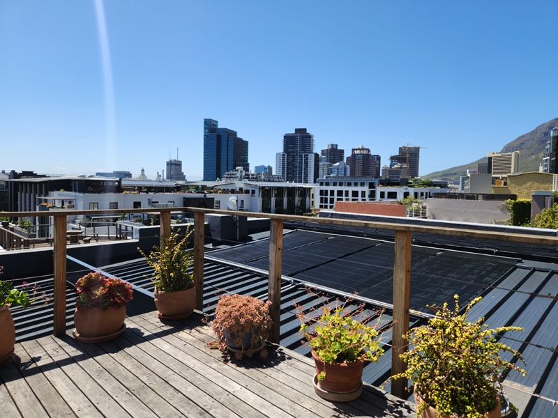 40 Napier Street - roof deck view