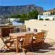 roof patio with Table Mountain views