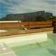 jacuzzi with Table Mountain views