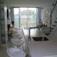 kitchen and living room 