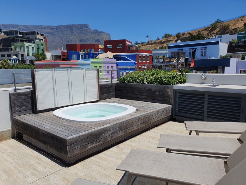 76 Waterkant Street - roof terrace hot tub & view