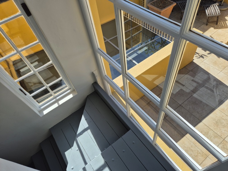 110 Waterkant Street - central staircase to roof terrace