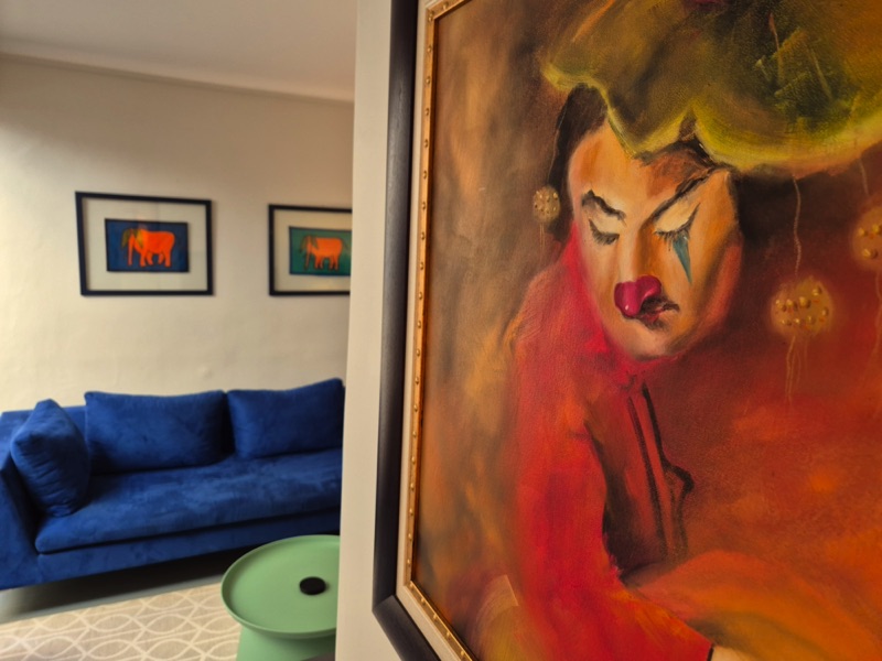 110 Waterkant Street - living area artwork