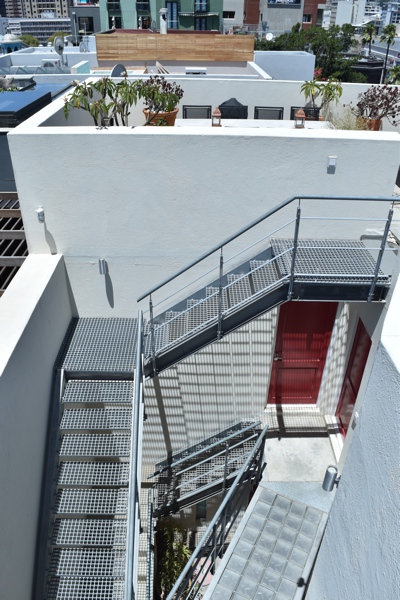 39 Dixon Street - internal staircase to roof