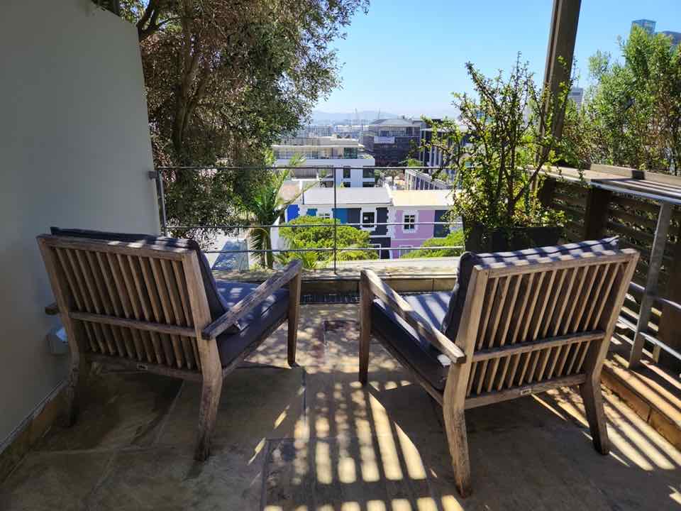 24 Loader Street - living room view small terrace