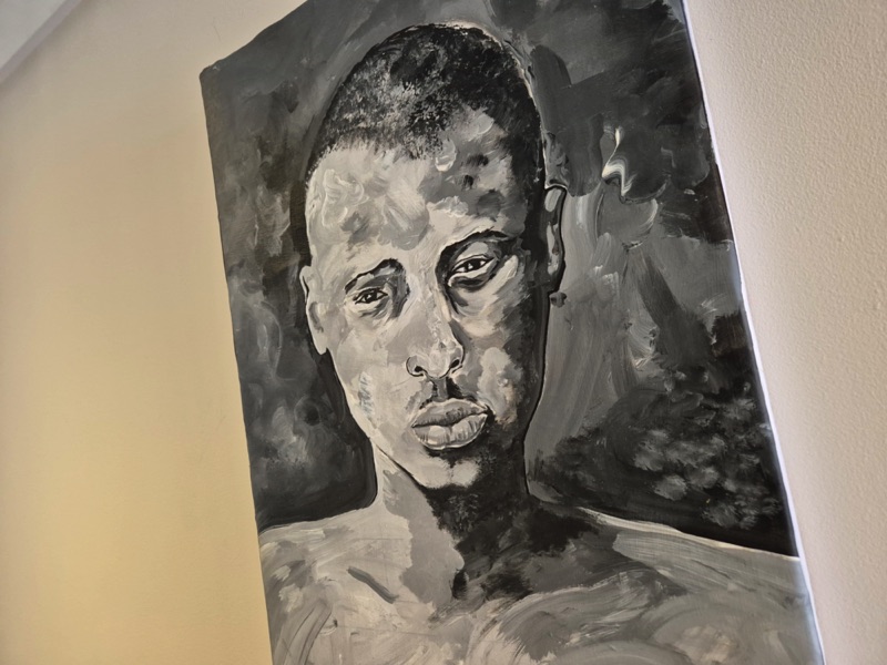 77 Loader Street - corridor artwork