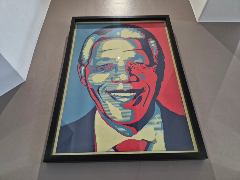 98 Waterkant Street - stairway artwork
