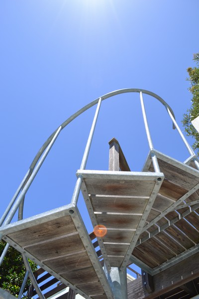 40 Napier Street - spiral steps to roofdeck