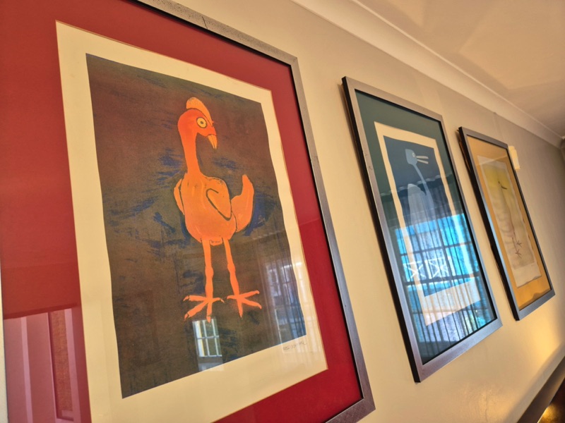 110 Waterkant Street - master bedroom artwork