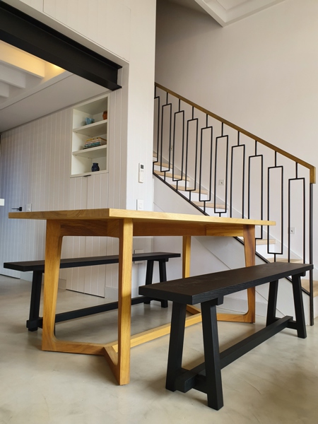 92 Waterkant Street - dining area & staircase