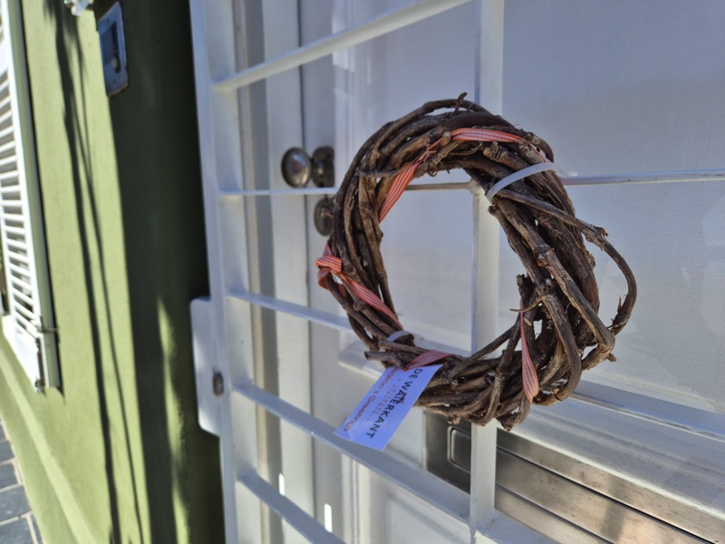 77 Loader Street - Festive wreath