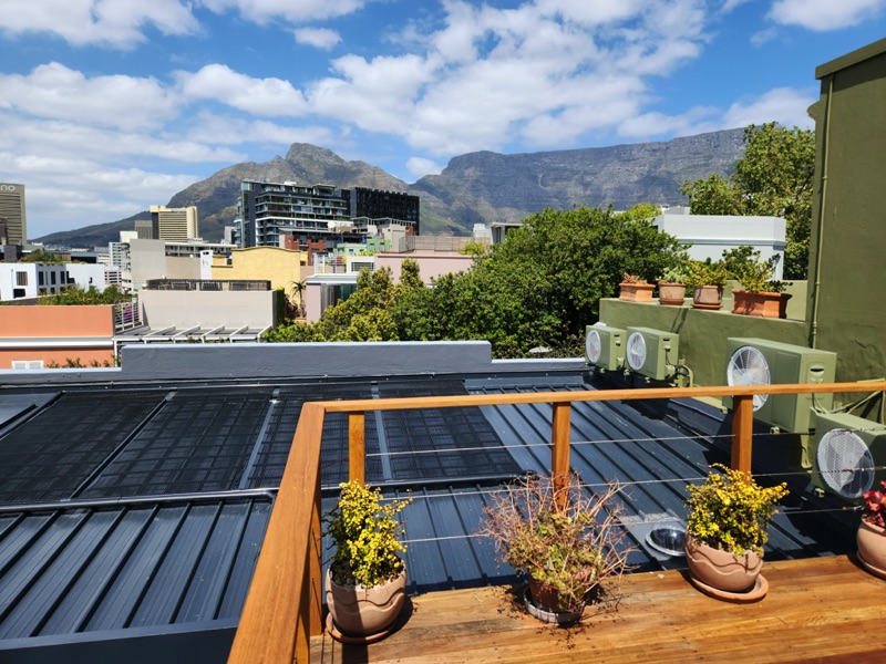 40 Napier Street - roof deck view