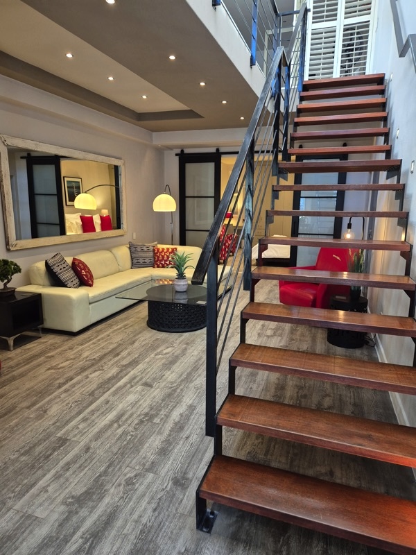 139 Waterkant Street - stairs to 1st floor lounge