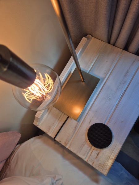 8b Loader Street - bedroom bedside lamp