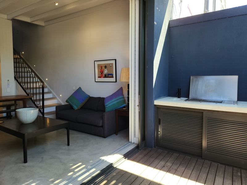 92 Waterkant Street - living area and pool terrace