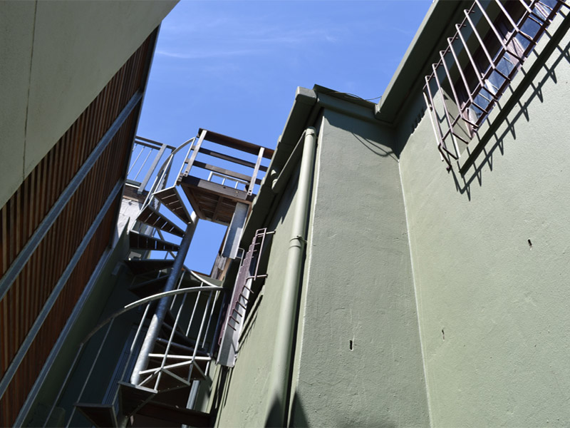 75 Loader Street - roof deck stairs