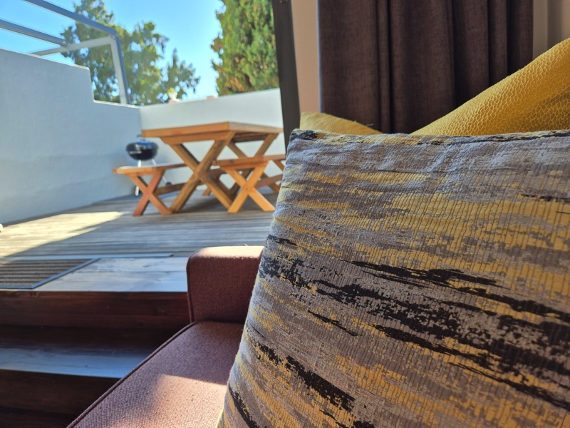 77 Loader Street - living room & balcony
