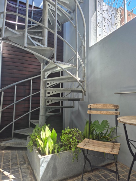 10 Loader Street - stairs to lower ground bedroom 3