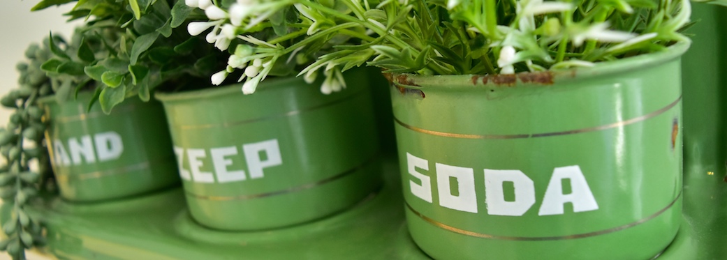 8b Loader Street - kitchen canisters