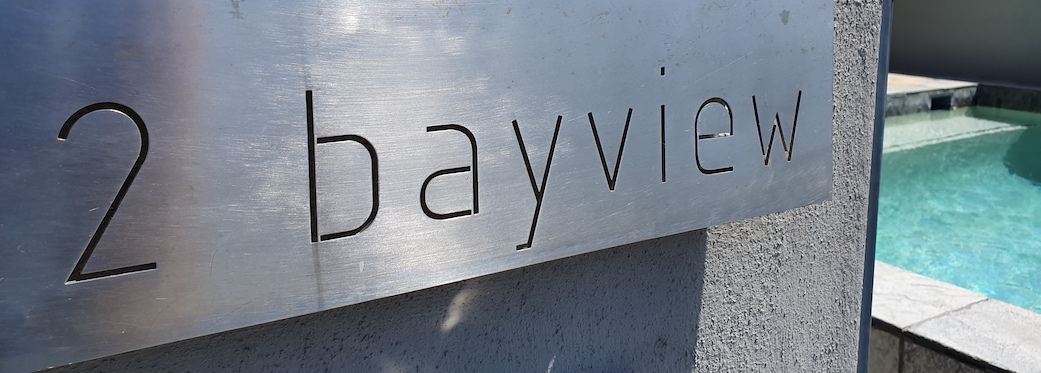 2 Bayview Terrace - Bayivew sign